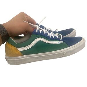 VANS Yacht Club Old Skool Primary Color Block Skate Shoes Mens Sz 10.5 Sneakers